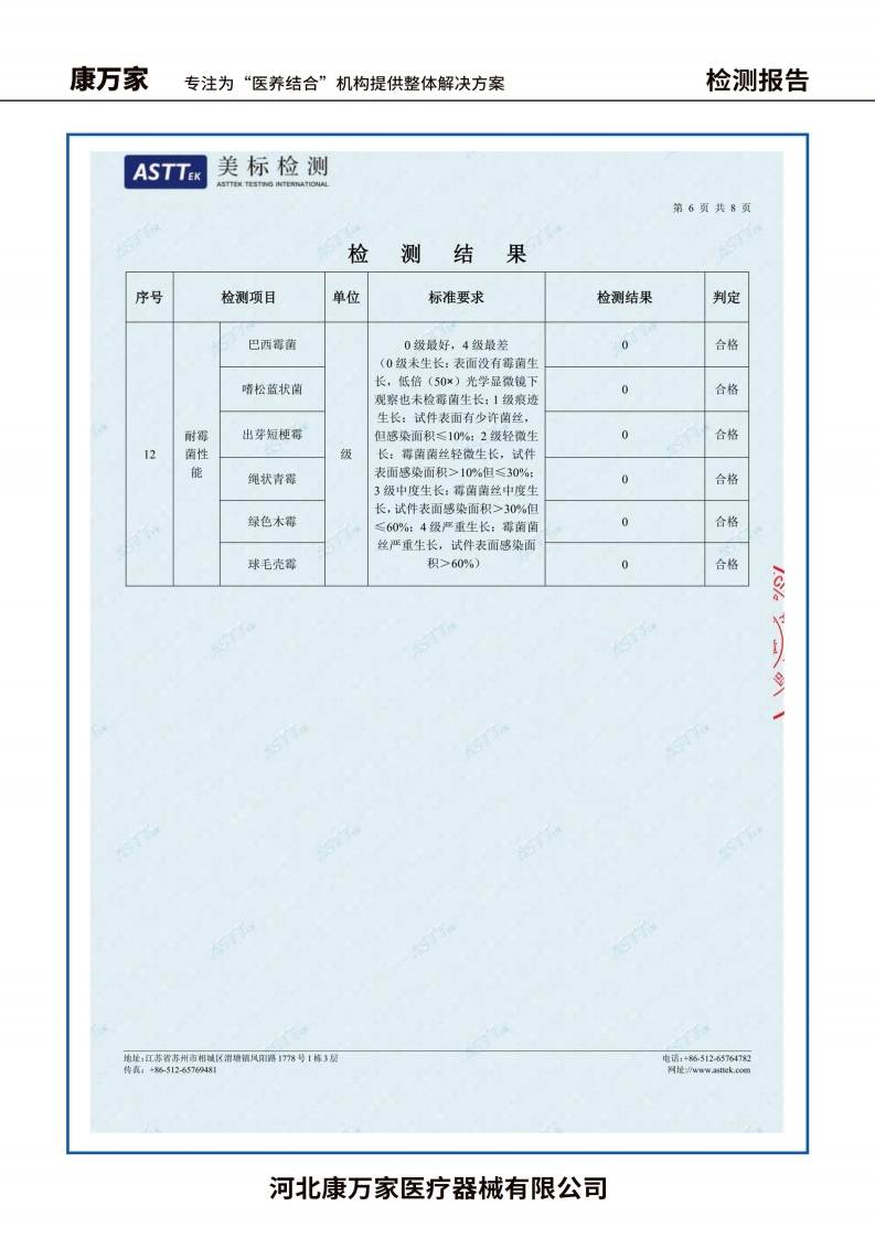检测报告