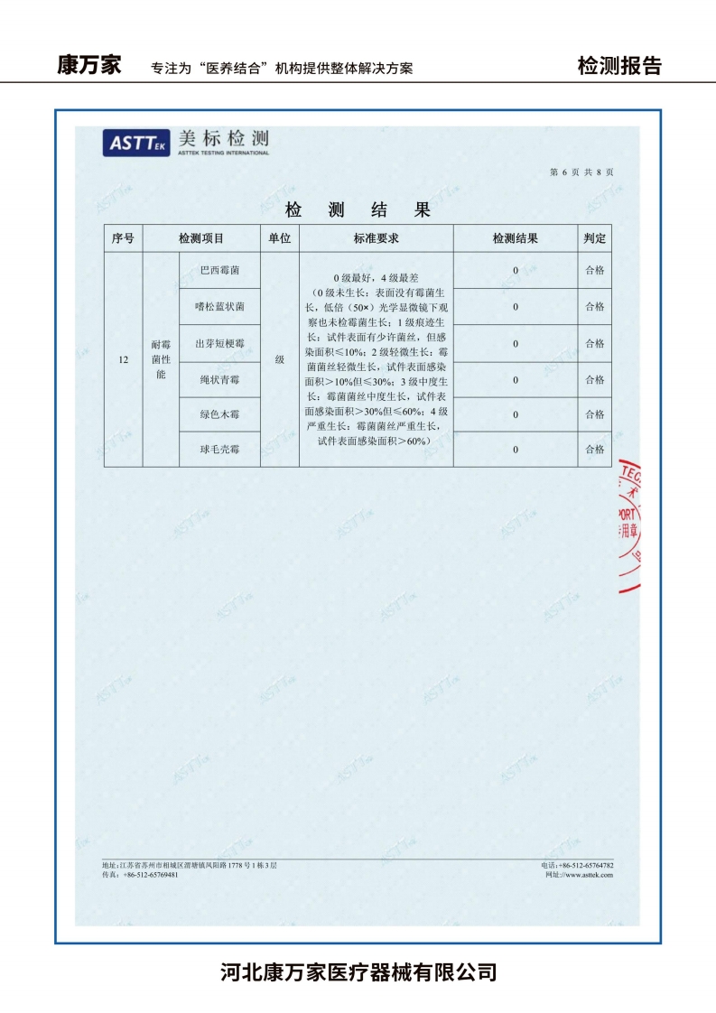 检测报告