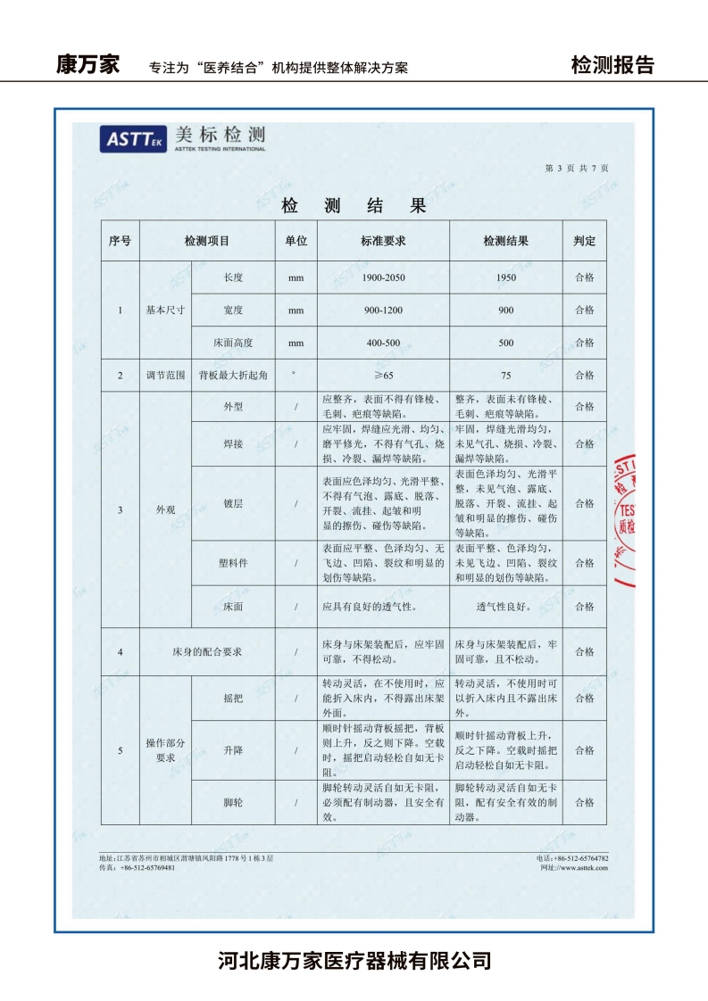 检测报告