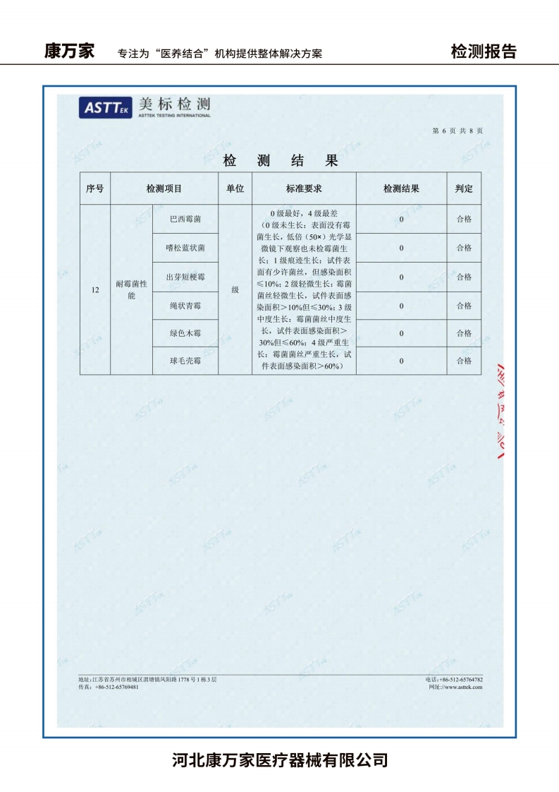 检测报告