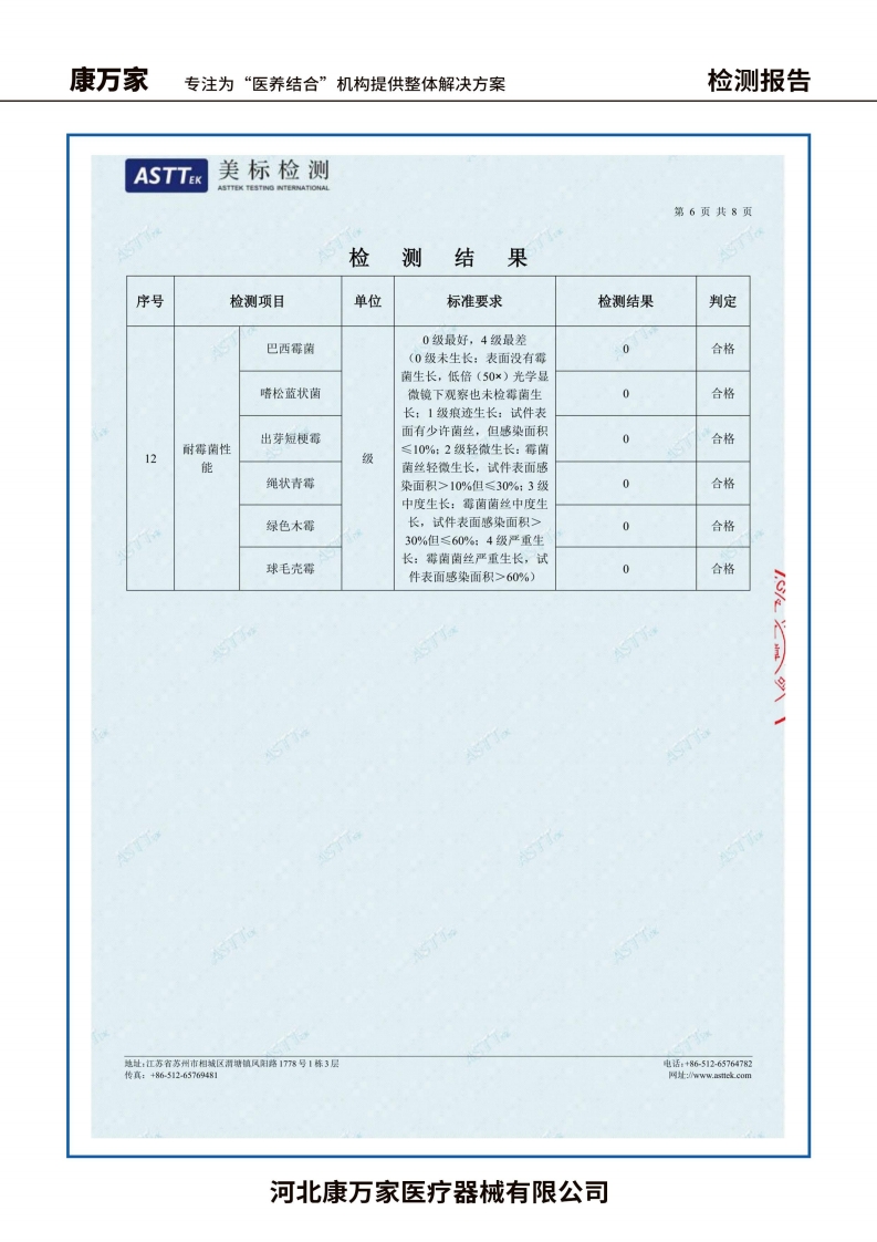 检测报告